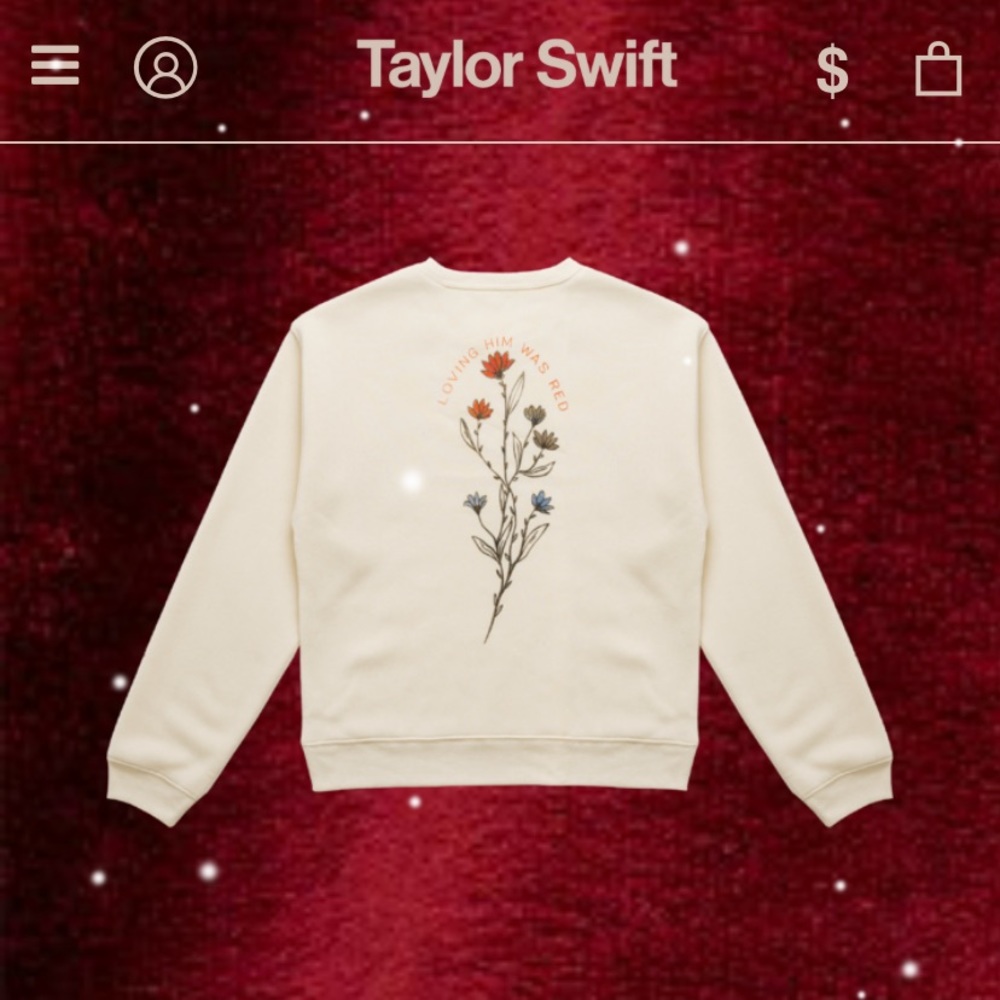 Taylor Swift RED Crewneck Sweater